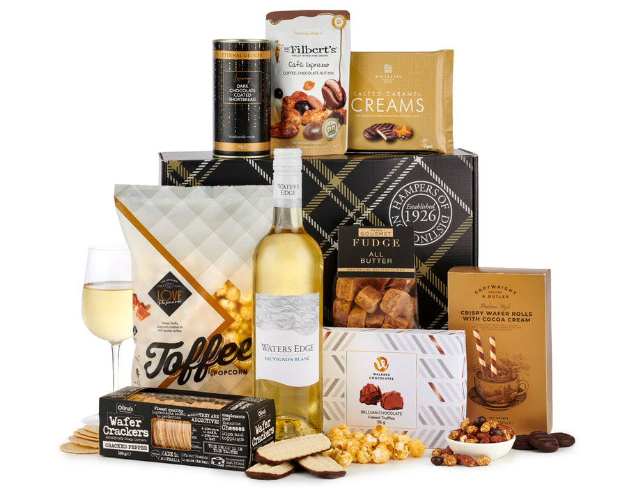 Sip & Snacks Selection with White Wine