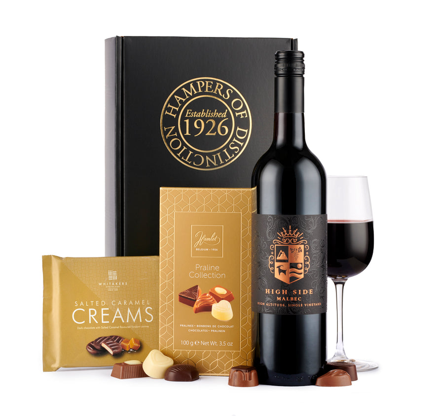 Red Wine & Chocolates Hamper